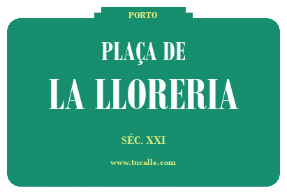 cartel_de_plaÇa-de-La Lloreria_en_oporto